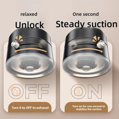 Magnetic Car Phone Holder – One-Hand Snap-On Mount