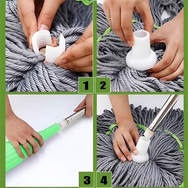Self-Wringing Twist Mop – Hands-Free Squeeze Floor Mop