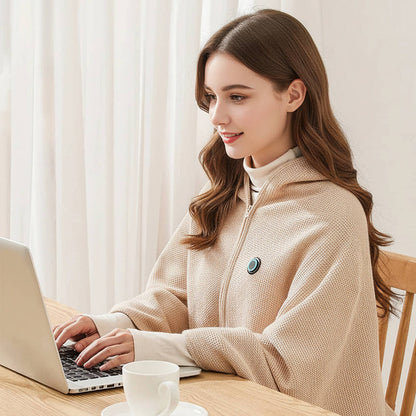 Heated Shawl Wrap – Portable Rechargeable Warm Blanket
