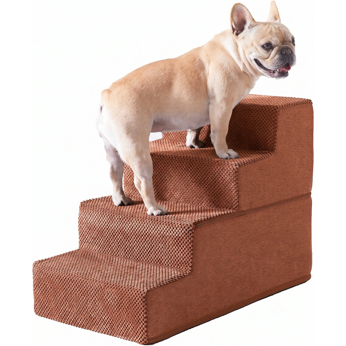 Dog Stairs for Bed 18 Inch – 4-Step Non-Slip Pet Steps