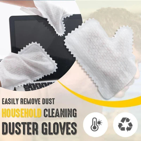 Microfiber Dusting Gloves – Wash and Wipe Cleaning Mitts