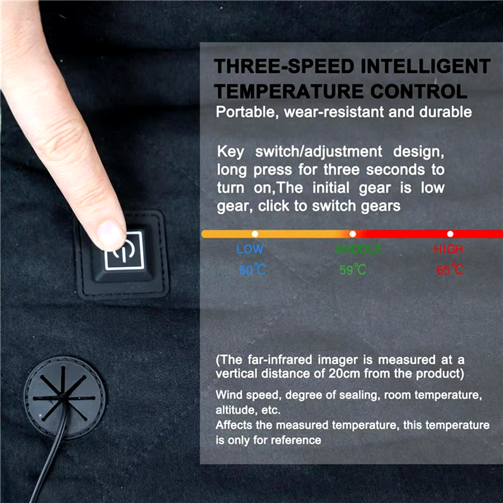 Foldable Heated Seat Cushion with 3 Temperature Levels