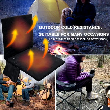 Foldable Heated Seat Cushion with 3 Temperature Levels