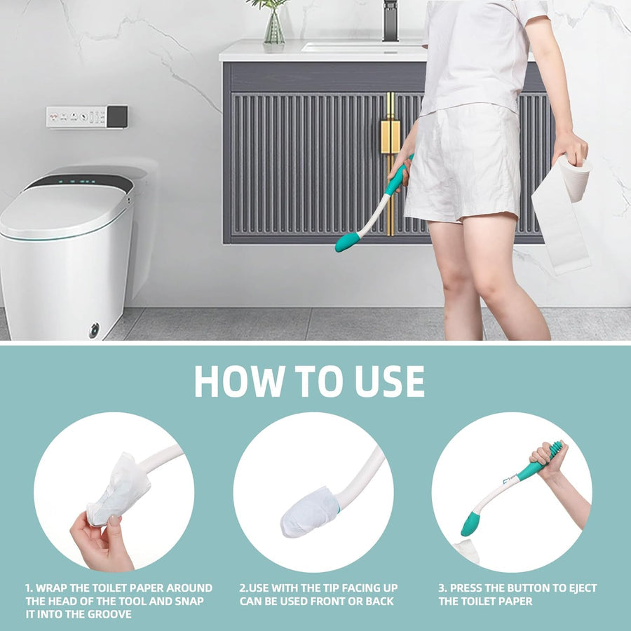 Long Reach Toilet Aid for Wiping – Comfort Hygiene Tool