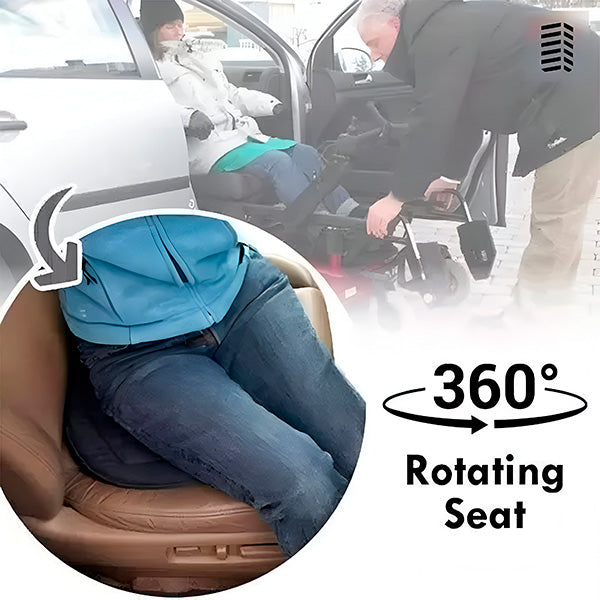360° Rotating Seat Cushion – Swivel Pad for Getting In and Out of the Car