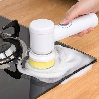 Cordless Electric Scrub Brush – Power Cleaner for Kitchen and Bathroom
