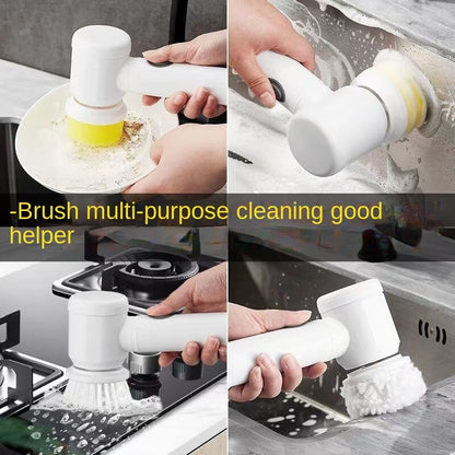 Cordless Electric Scrub Brush – Power Cleaner for Kitchen and Bathroom