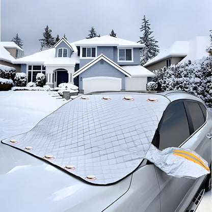 Magnetic Windshield Snow Cover – Frost and Ice Protector for Winter