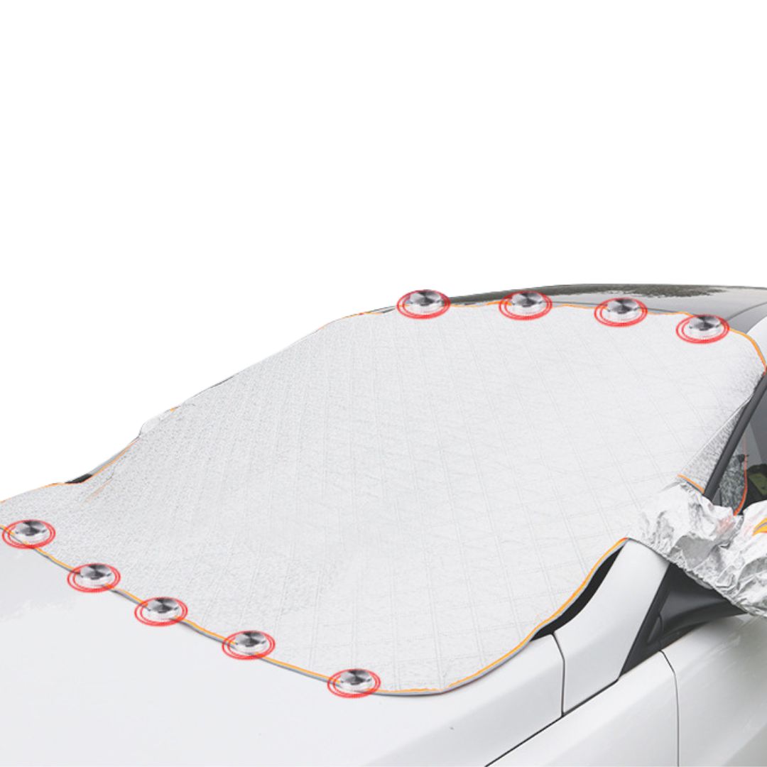 Magnetic Windshield Snow Cover – Frost and Ice Protector for Winter