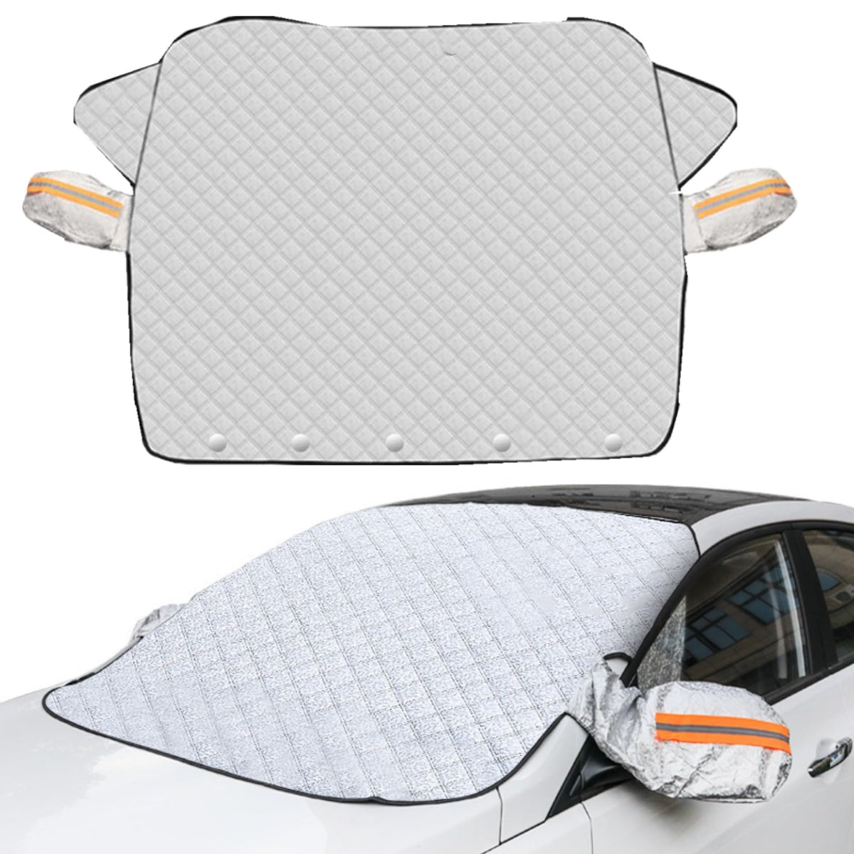 Magnetic Windshield Snow Cover – Frost and Ice Protector for Winter