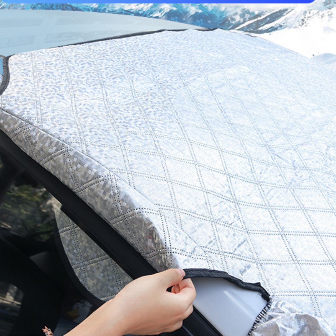 Magnetic Windshield Snow Cover – Frost and Ice Protector for Winter