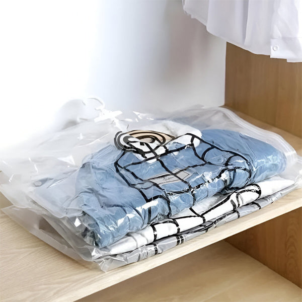 Closet Vacuum Storage Bags 4-Pack – Hanging Space Saver Bags