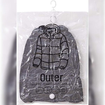 Closet Vacuum Storage Bags 4-Pack – Hanging Space Saver Bags