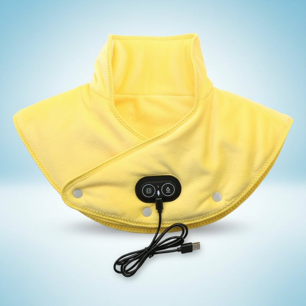 Neck and Shoulder Heating Pad with Vibration – 3 Heat Levels