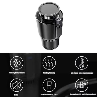 Heated and Cooled Car Cup Holder – Keeps Drinks Warm or Cold