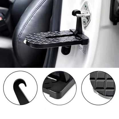 Car Door Step for Roof Access – Latch Hook Foot Pedal