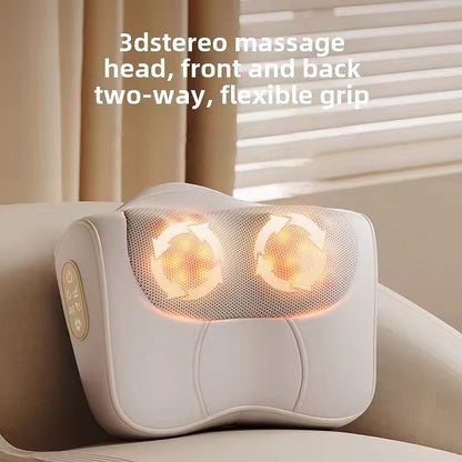 Neck and Back Massage Pillow – Shiatsu Kneading Cushion