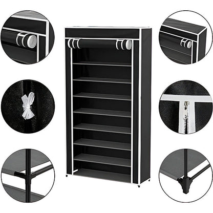 Multi-Tier Shoe Organizer – Space-Saving Entryway Shoe Rack