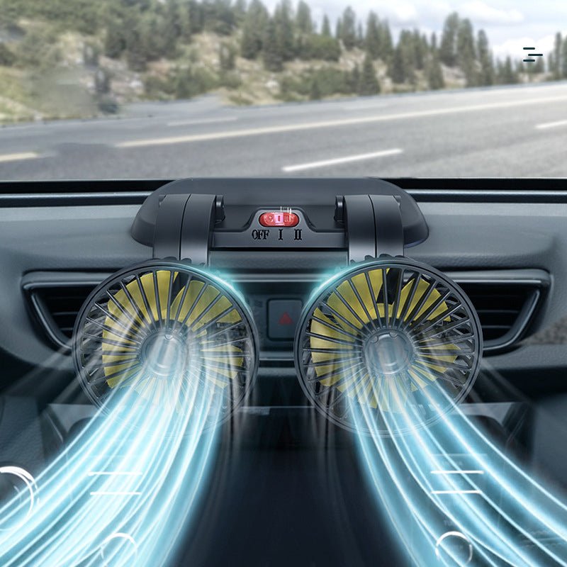 Portable Car Cooling Fan – USB Clip-On Fan for Driver and Passengers