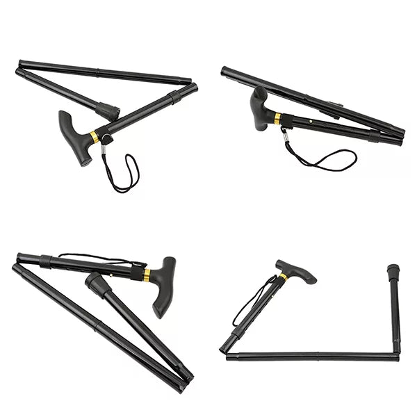 Folding Walking Cane with Ergonomic Grip and Non-Slip Tip