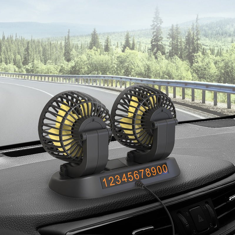 Portable Car Cooling Fan – USB Clip-On Fan for Driver and Passengers