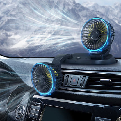 Portable Car Cooling Fan – USB Clip-On Fan for Driver and Passengers