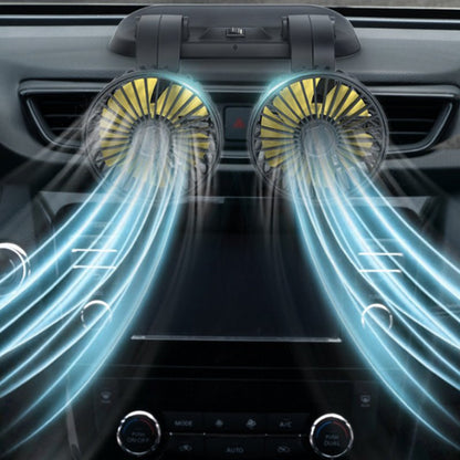 Portable Car Cooling Fan – USB Clip-On Fan for Driver and Passengers