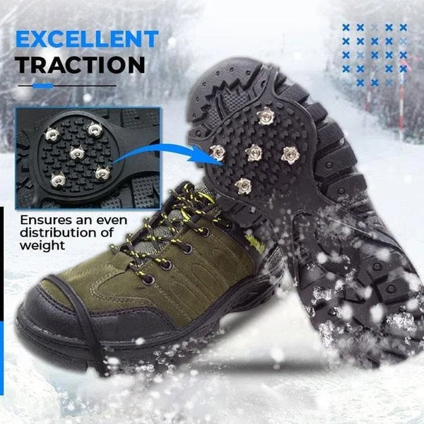 Ice Cleats for Shoes and Boots – Anti-Slip Snow Grips