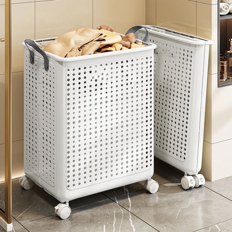 Rolling Laundry Basket – Laundry Hamper with Wheels