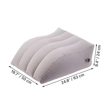 Inflatable Leg Rest Pillow – Wedge Cushion for Bed and Travel