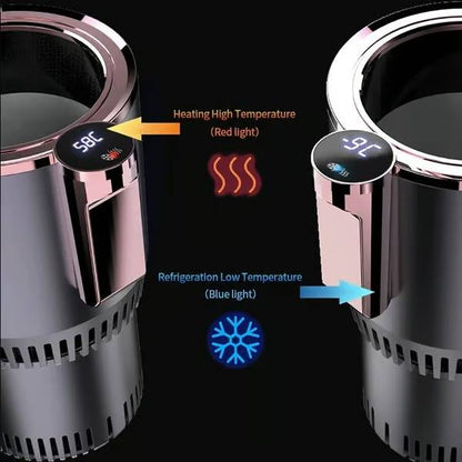 Heated and Cooled Car Cup Holder – Keeps Drinks Warm or Cold