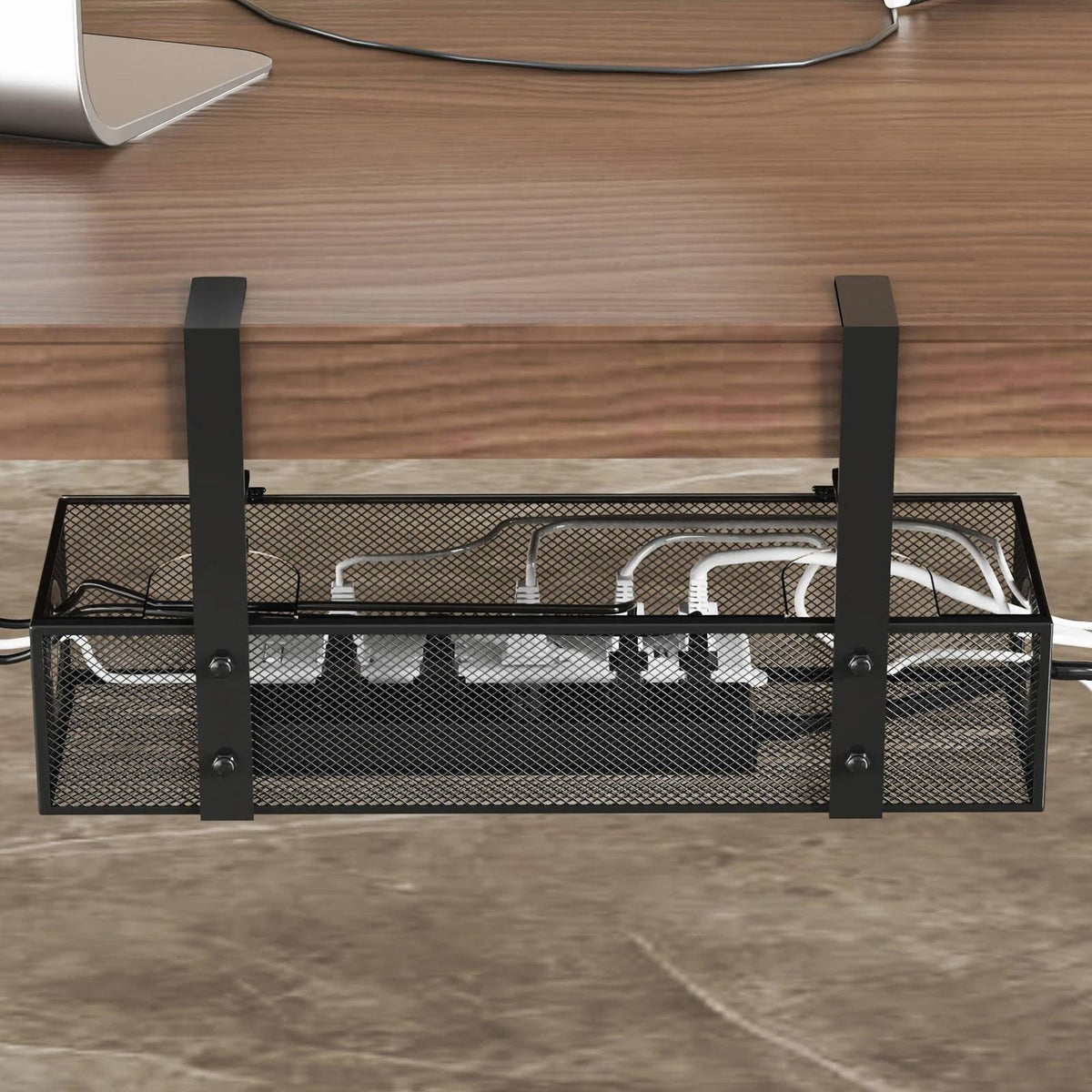 Under Desk Organizer with Sliding Drawers