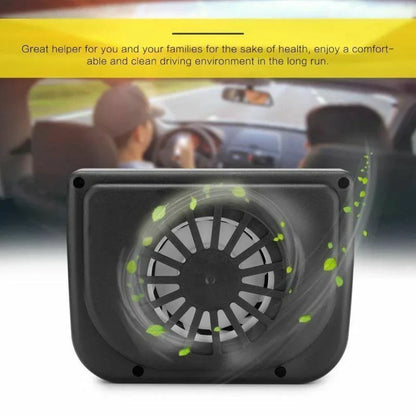 Solar Car Window Vent Fan – Reduces Heat Build-Up While Parked