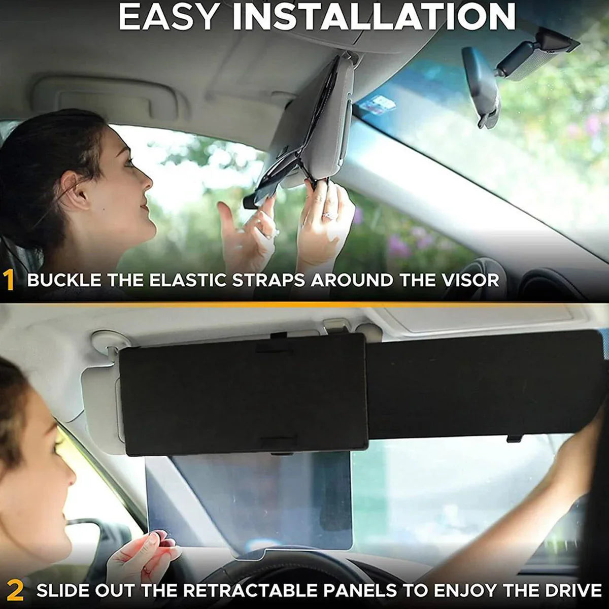 Polarized Car Sun Visor – Anti-Glare Visor Extender