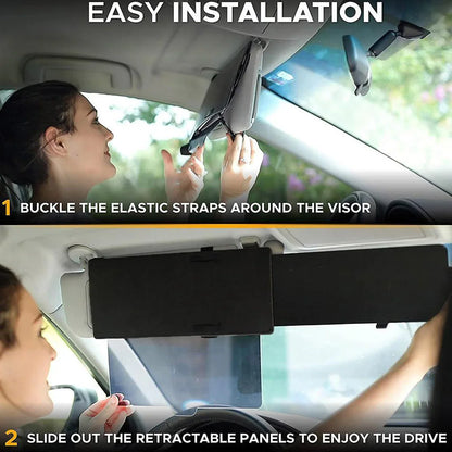 Polarized Car Sun Visor – Anti-Glare Visor Extender