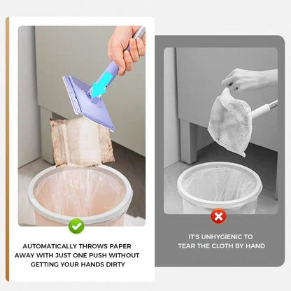 Hands-Free Flat Mop with 360° Swivel Head