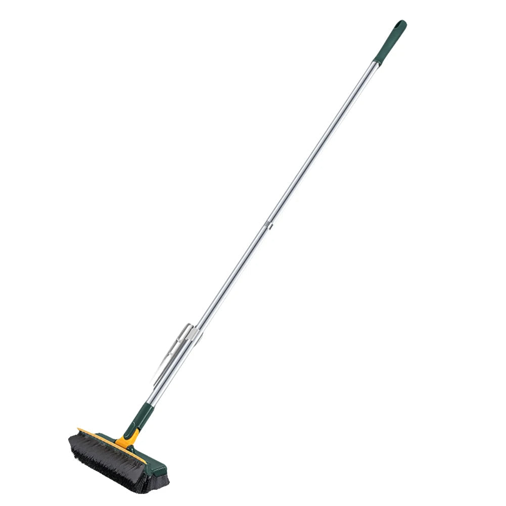 Long Handle Floor Scrub Brush – Stiff Bristle Deck and Tile Brush
