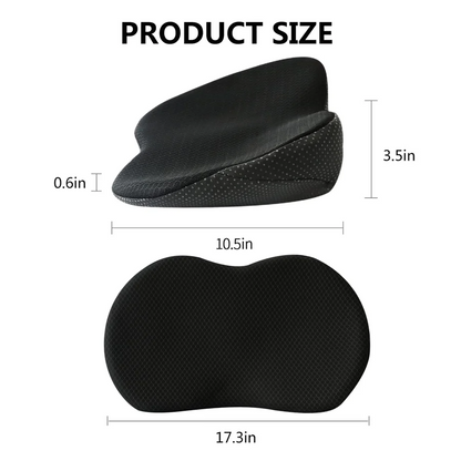 Memory Foam Seat Cushion with 3.5 Inch Lift