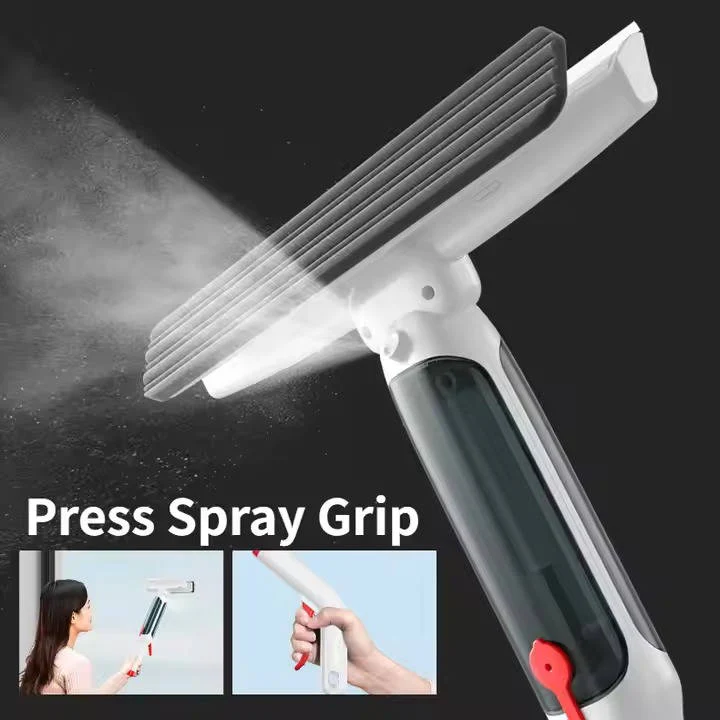 Telescopic Window Cleaner with 51 Inch Pole and Spray Tank