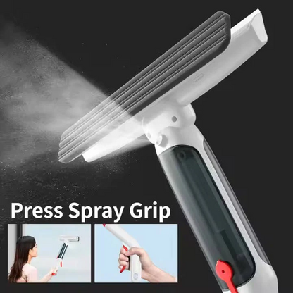 Telescopic Window Cleaner with 51 Inch Pole and Spray Tank