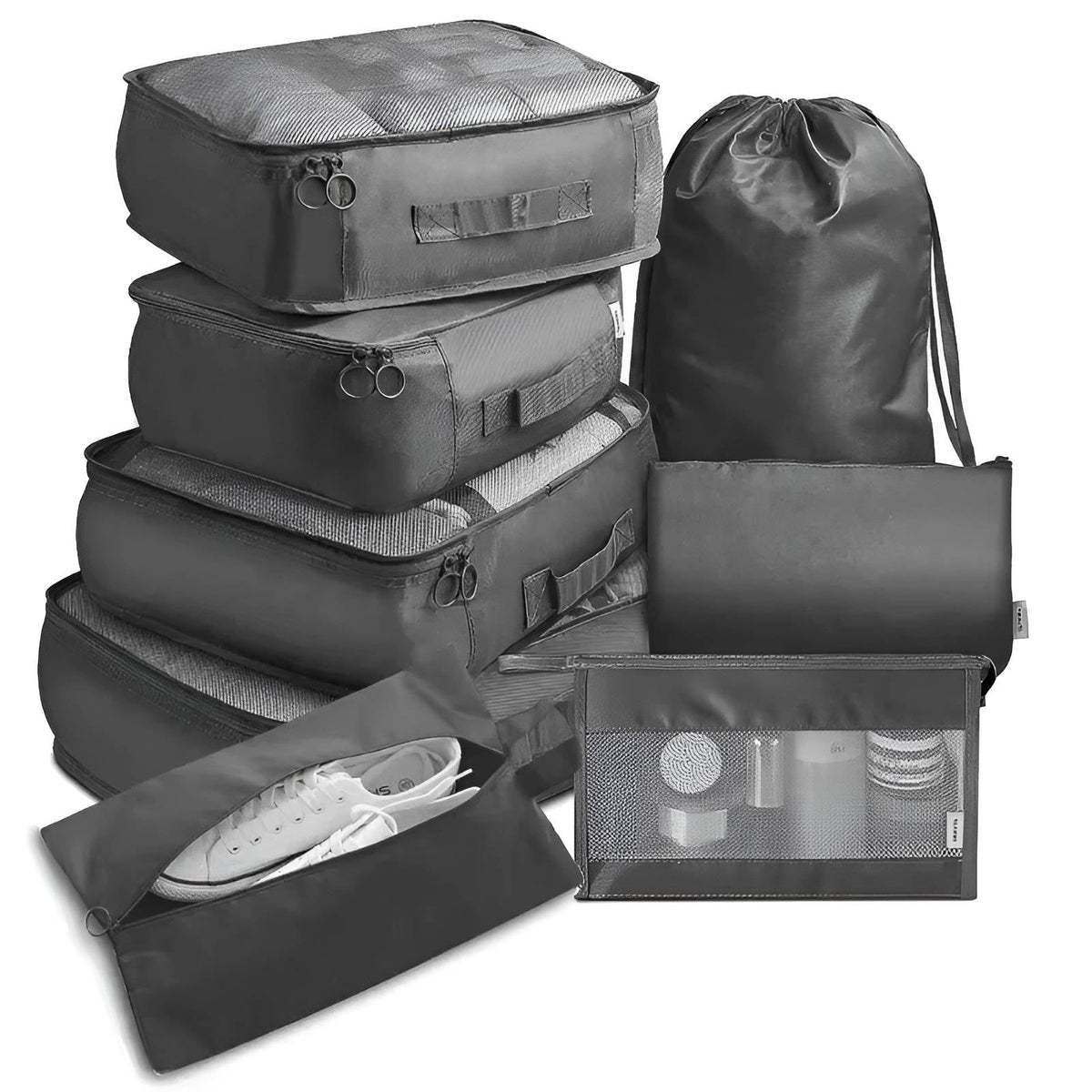 Packing Cubes for Travel – 7-Piece Set