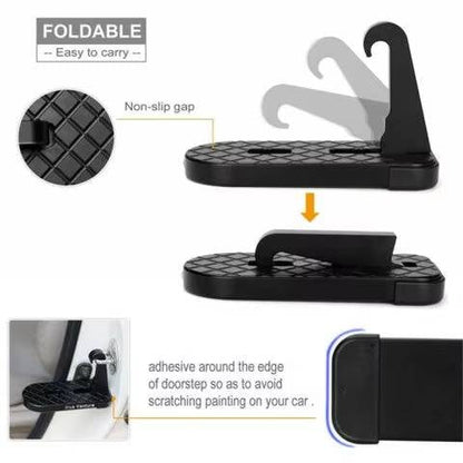 Car Door Step for Roof Access – Latch Hook Foot Pedal