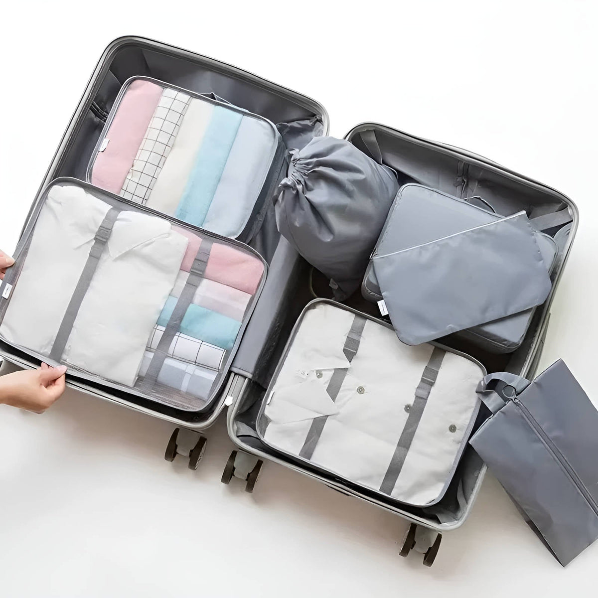 Packing Cubes for Travel – 7-Piece Set