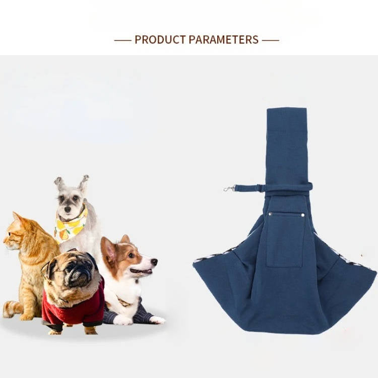 Small Dog Sling Carrier – Hands-Free Shoulder Bag for Walks and Travel