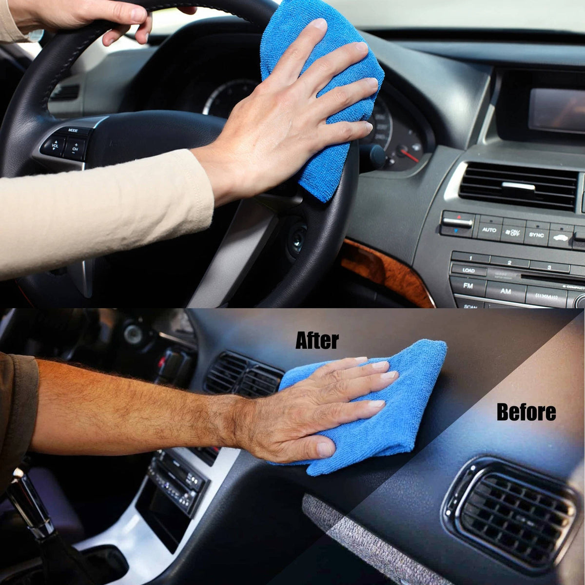Car Interior Cleaning Kit – 3-Piece Dashboard and Seat Cleaner Set