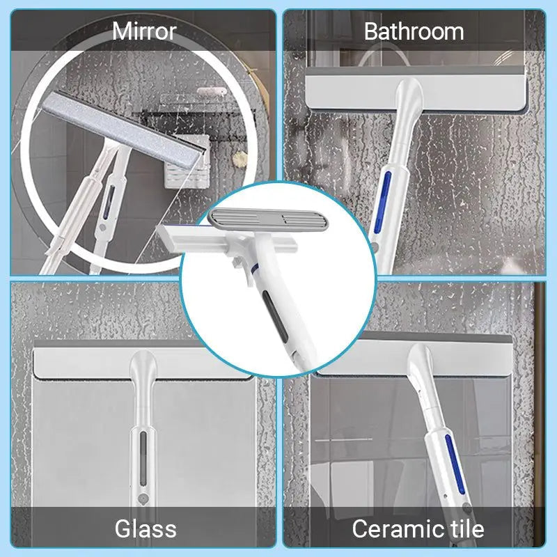 Spray Mop for Windows and Mirrors with Retractable Handle