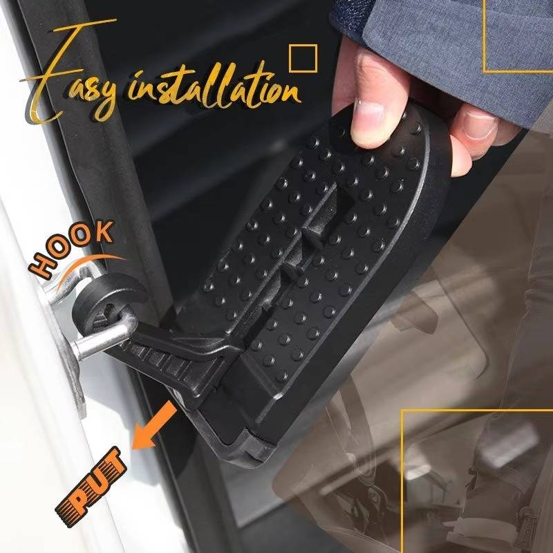 Car Door Step for Roof Access – Latch Hook Foot Pedal