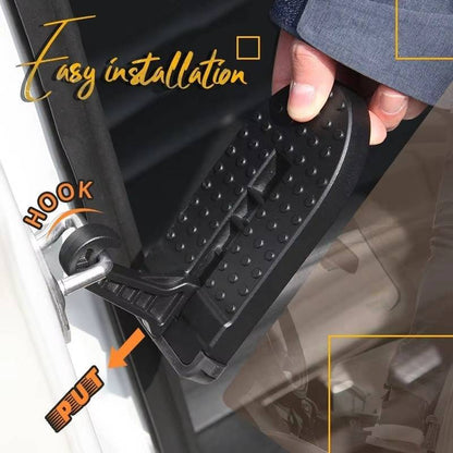 Car Door Step for Roof Access – Latch Hook Foot Pedal