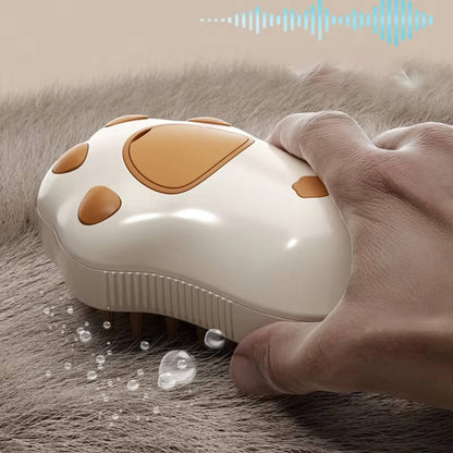 Steam Pet Brush – 3-in-1 Spray Grooming Brush for Shedding