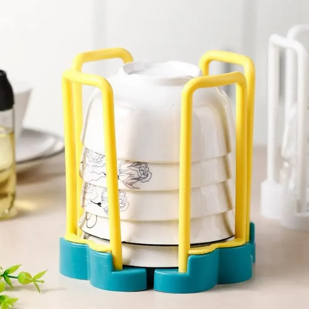 Adjustable Dish Drainer Rack – Expandable Over-Sink Bowl Rack